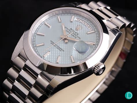 rolex oyster day date platinum|Rolex Day-Date president 40mm.